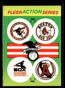 1990 Fleer Action Series Fleer Baseball Quiz Orioles Red sox White Sox Angels #2 - Picture 1 of 2