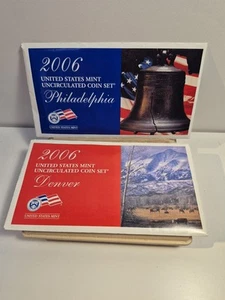 2006 P & D US Mint Stempelglanz 20 Kursmünzensätze ~ kostenloser Versand - Bild 1 von 6