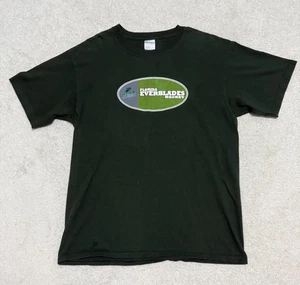 Florida Everblades Shirt Mens Large Green Hockey Raised Graphic Tee Gildan - Picture 1 of 10