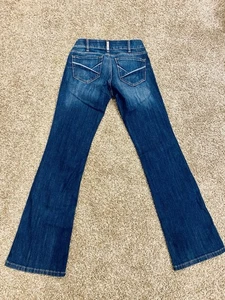 Damen Ariat Perfect Rise Leila Bootcut Stretch Western Denim Jeans Größe 28 Reg - Bild 1 von 7