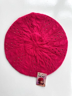 Women's Spring Summer Fall Winter Crochet Knit Slouchy Beanie Beret Cap Hat - Image 1 of 4