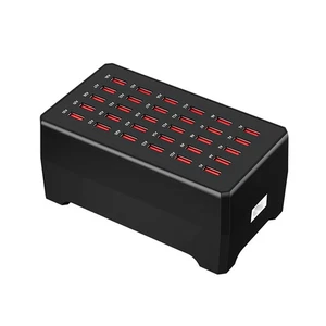 150W USB Charging Station USB Plug Charger 30-port Desktop Charger UK7 - Picture 1 of 6