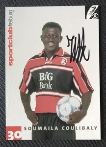 14161 Soumaila Coulibaly SC Freiburg 2000/01 Autogrammkarte original signiert - Imagen 1 de 2