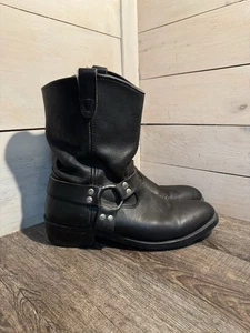 Sierra Herren Schwarz Double H Motorradstiefel 13B Öl- & Chemikalienbeständig Rund - Bild 1 von 13
