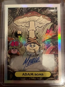 2025 Topps GPK Worst Of 40th Anniversary Adam Bomb Auto By Curt Merlo #GARB-10 - Picture 1 of 7