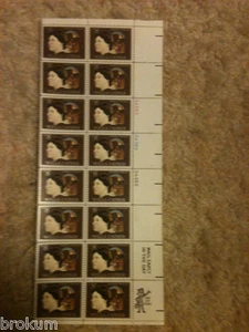 American Novelist Willa Cather Plate Block Strip 8¢ Unused Stamps #1487 - Picture 1 of 1