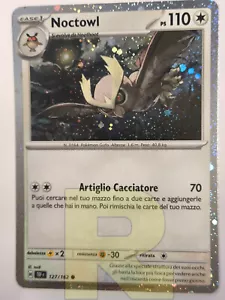 Noctowl ® Promo TEF 127/162 ® Cosmos Holo ® Pokemon ® Italiano - Imagen 1 de 6