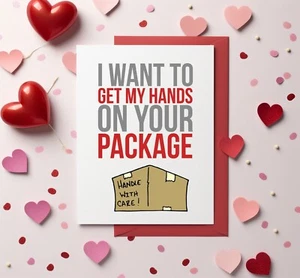 Funny Valentines Day Card Rude Card Wife Husband Boyfriend Girlfriend BCR538 - Picture 1 of 3