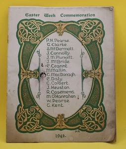 Easter Week Commemoration 1942 Booklet. The Fallen, Oaths, Proclamation, Adverts - Picture 1 of 10
