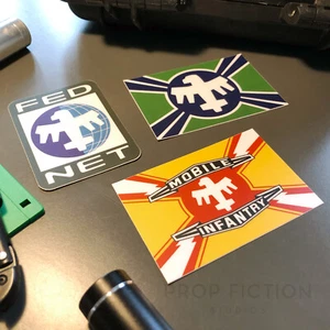Starship Troopers - Requisite Mobile Infanterie Etui Aufkleber / Set Verband Aufkleber - Bild 1 von 1