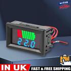 Car Battery Charge Level Indicator Volt Gauge Meter Auto Identify (72V Blue)