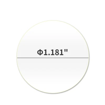 Transparent Curved Cover for Dial Caliper Test Indicator Replacement Dia 1.181" - Image 1 of 3