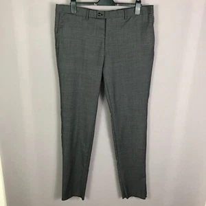 Ted Baker Jarrow CT Gray Microdot Wool Slim Fit Dress Pants Size 39R - Picture 1 of 8