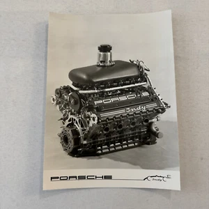 Vintage Porsche Indy Racing Engine Factory Press Photo Photograph - Picture 1 of 3