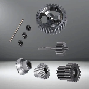 1 Set 40Cr Steel Transmission Gear Set For LOSI 1/24 Micro-B 2WD Buggy NEWLX - Picture 1 of 10