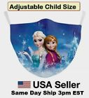 Children Face Mask Reusable Elsa & Anna Frozen Adjustable Disney US Seller Fast 