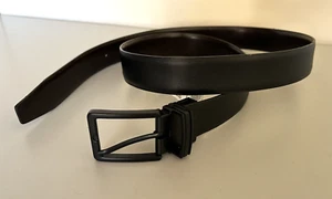 Tarocash Belt Split Leather Size 34 Black Brown Reversable Brand New $49 - Picture 1 of 9