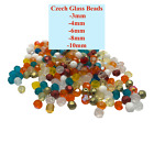 MIX RANDOM Czech Glass Beads 3mm to 10mm Fire Polished Beads Craft Jewellery 