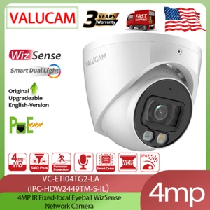 Valucam 4MP WizSense IPC-HDW2449TM-S-IL Telecamera di sicurezza a torretta esterna rilevamento AI - Foto 1 di 24