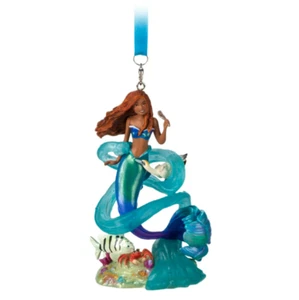 Disney The Little Mermaid Live Action Movie Sketchbook Christmas Ornament NWT - Picture 1 of 6