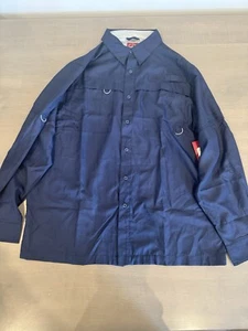 Herren Button Down Hemd von Red Hook Lure; dunkelblau; Größe L - Bild 1 von 4