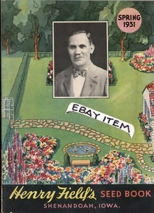 1931 catalog HENRY FIELD'S SEED BOOK Shenandoah IOWA garden food flowers etc - Picture 1 of 2