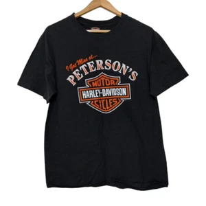 Harley Davidson Men's Peterson's Miami FL Short Sleeve Graphic T-Shirt Size L - Picture 1 of 5