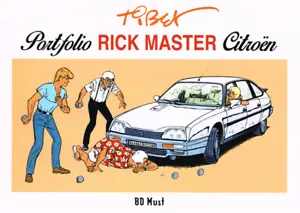 RICK MASTER Portfolio CITROEN (10 Stampe) lim.40 Ex. TIBET Ric Hochet BD MUST - Foto 1 di 2