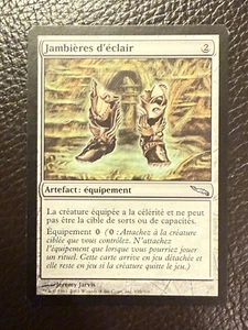 MTG Mirrodin — Lightning Greaves Jambières Éclair — French — EX++ - Picture 1 of 2