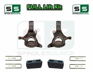 Spindle Lift Kit 4" / 4" FOR 99 - 07 Chevrolet Silverado GMC GMC Sierra 1500 - Picture 1 of 1