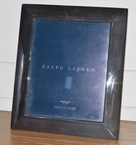 Modern Silverplate Tarnish Resistant Ralph Lauren Picture Frame 8x10 Polished - Picture 1 of 9