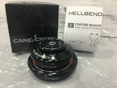Cane Creek Hellbender 70 Headset -ZS44/28.6/H8 ZS56/40-H4 (Black) #BAA1186K - Image 1 of 4