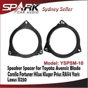 SP Custom 165mm Front Car Speaker Spacer For Toyota RAV4 RAV-4 Yaris Lexus IS250 - Picture 1 of 1