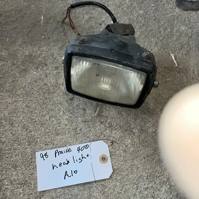 Kawasaki Prairie 400 1998 4x4 ATV usado OEM una luz de faro delantera A10 Foto 1 de 4