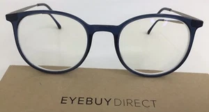 Eyebuydirect Marilou 49-21-145 C2 Round Cobalt Eyeglasses FRAMES ONLY G44 - Picture 1 of 7