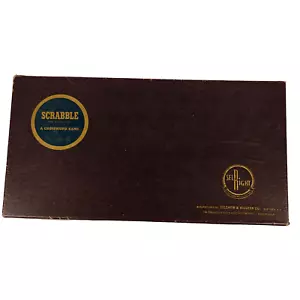 Vintage 1948 Scrabble Board Game Selchow & Righter COMPLETE w/100 Tiles! - Picture 1 of 20