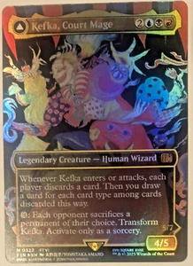 Kefka, Court Mage (0322) x1 1x FOIL Borderless Final Fantasy NM MTG - Picture 1 of 2