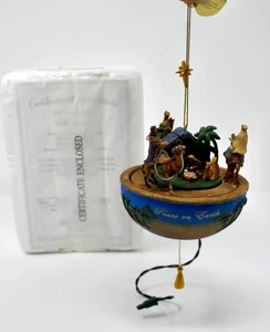 Bradford Editions 2006 Thomas Kinkade Blessed Nativity Motion Ornament RARE - Picture 1 of 16
