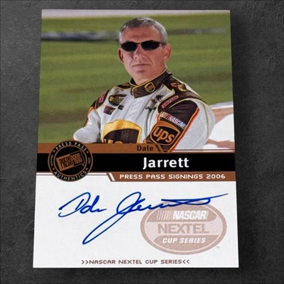 Dale Jarrett PACK PULLED NASCAR HOFer AU signed card 2006 PRESS PASS SIGNINGS - Image 1 of 2