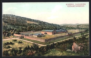 Saalburg, Ansichtskarte, Kastell, Gesamtansicht  - Picture 1 of 2