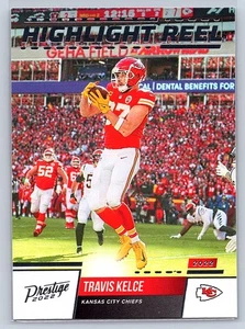TRAVIS KELCE - 2022 Panini Prestige #HR-9 - Highlight Reel - Kansas City Chiefs - Picture 1 of 2