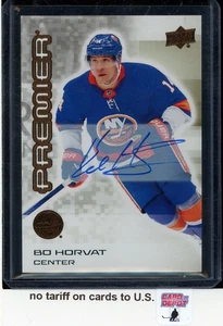 2024-25 Upper Deck Premier Autographs Bronze #47 Bo Horvat - Bild 1 von 2