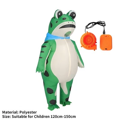 Divertido Disfraz Inflable Traje Para Adultos y Niños Aire Libre Halloween Juegos con disfraces Fiesta Foto 1 de 4