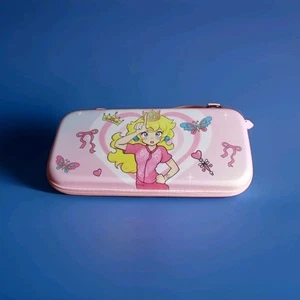 HORI Slim Tough Pouch for the Nintendo Switch featuring Princess Peach - New - Picture 1 of 8