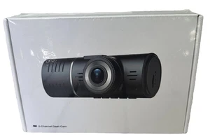Three Channel Dash Camera Brand New Sealed In Package - Picture 1 of 5