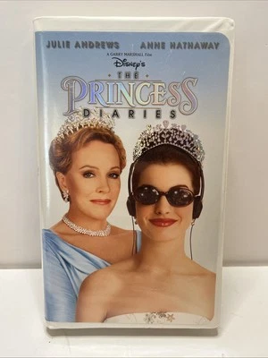 THE PRINCESS DIARIES Disney VHS Video Home Tape in Clamshell Case - Image 1 of 4