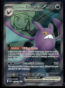 Team Rocket's Crobat ex - 217/182 Pokemon SV10: Destined Rivals Holo - Picture 1 of 2