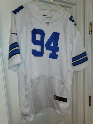 Camiseta deportiva cosida en casa blanca Nike talla 56 de los Dallas Cowboys Demarcus Ware #94   Foto 1 de 4