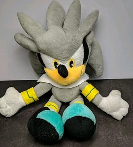 SEGA Sonic The Hedgehog 11” SILVER Hedgehog Plush Stuffed Animal Toy Doll - Picture 1 of 22