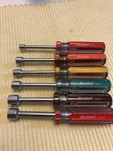 SET DADI DURALAST VINTAGE 6 PZ Metrici,12-11-9-8-7-6 Mm - Foto 1 di 4